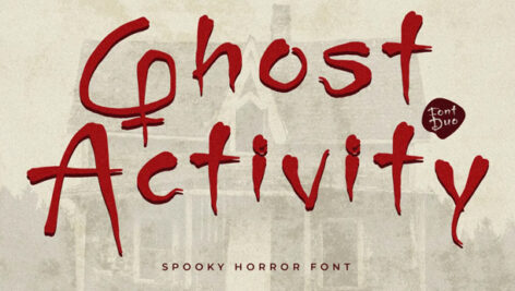 فونت انگلیسی Ghost Activity