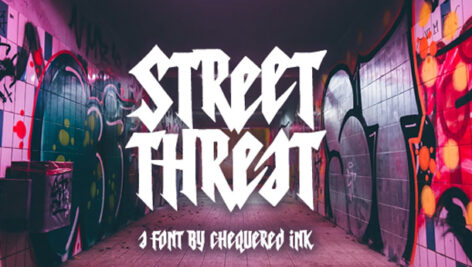 فونت انگلیسی Street Threat