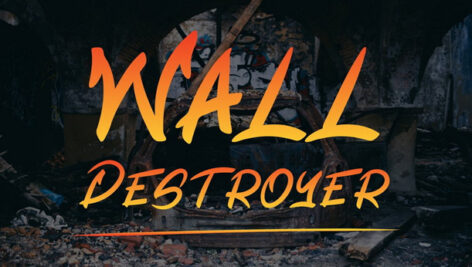فونت انگلیسی Wall Destroyer
