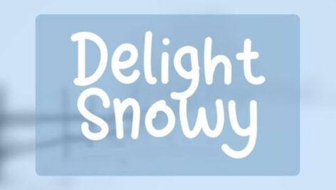 فونت انگلیسی Delight Snowy