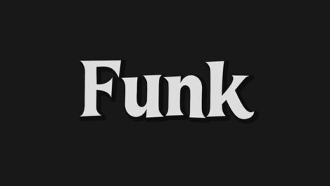 فونت انگلیسی Funk