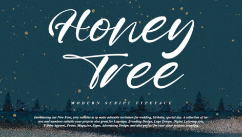 فونت انگلیسی Honey Tree