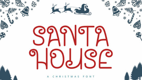 فونت انگلیسی Santa House