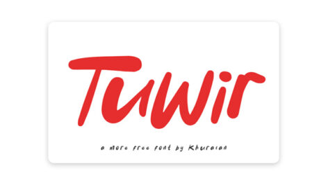 فونت انگلیسی Tuwir