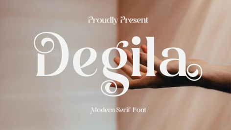 فونت انگلیسی Degila