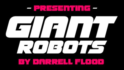 فونت انگلیسی Giant Robots