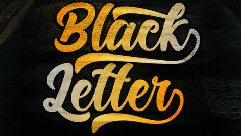 فونت انگلیسی Black Letter