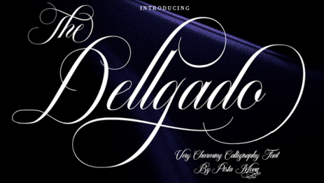 فونت انگلیسی The Dellgado