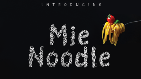 فونت انگلیسی Mie Noodle