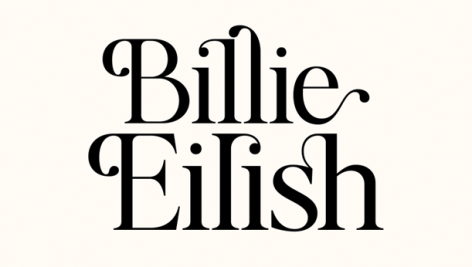 فونت انگلیسی Billie Eilish