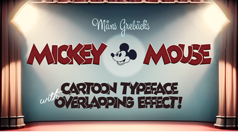 فونت انگلیسی Mickey Mouse