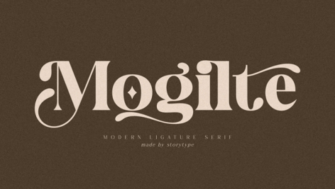 فونت انگلیسی Mogilte