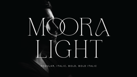 فونت انگلیسی Moora Light