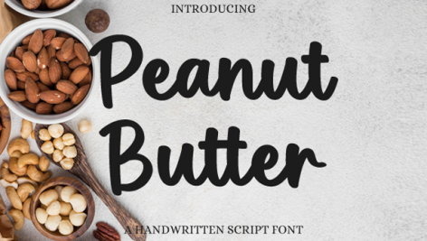 فونت انگلیسی Peanut Butter