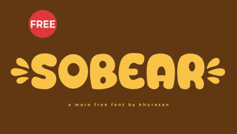 فونت انگلیسی Sobear