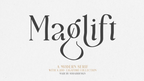 فونت انگلیسی Maglift