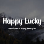 فونت انگلیسی Happy Lucky