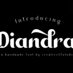 فونت انگلیسی Diandra