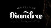 فونت انگلیسی Diandra