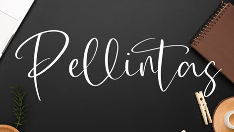 فونت دست نویس Pellintas Modern