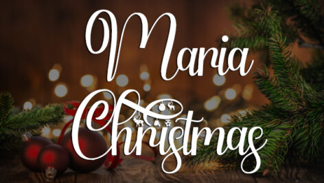 فونت انگلیسی Maria Christmas