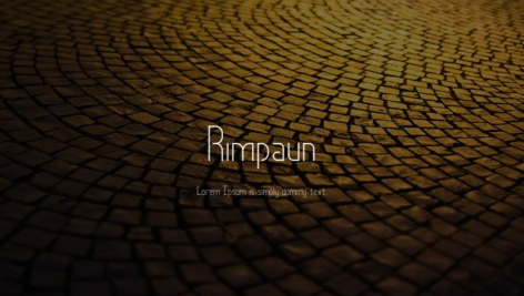 فونت انگلیسی Rimpaun