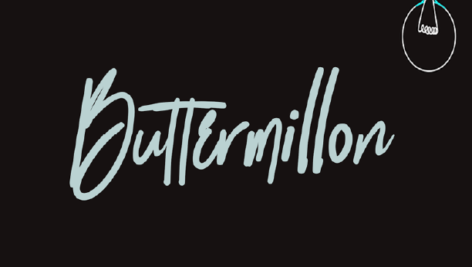 فونت انگلیسی Buttermillon