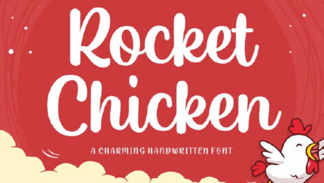 فونت انگلیسی Rocket Chicken