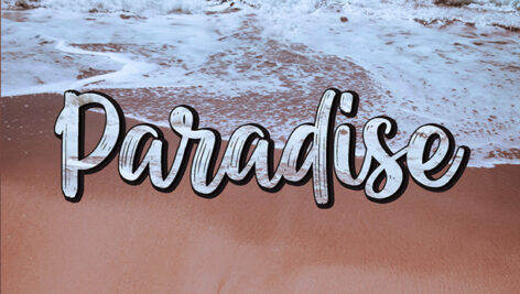 فونت انگلیسی Paradise