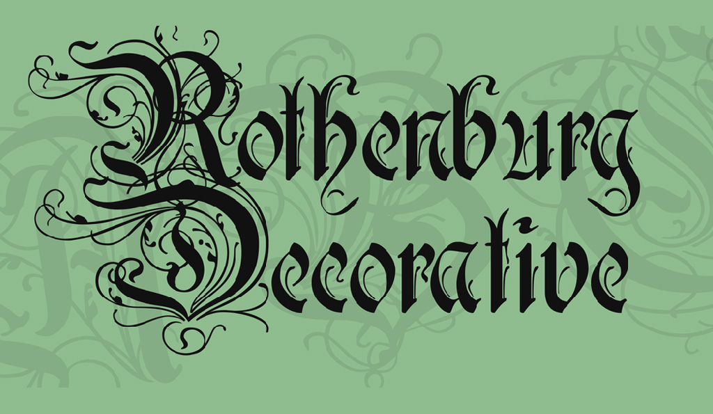 فونت Rothenburg Decorative
