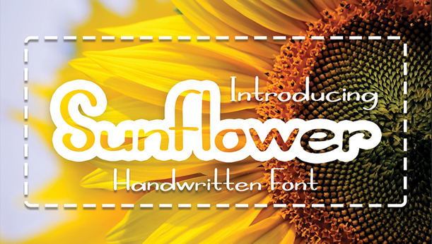 فونت انگلیسی Sunflower