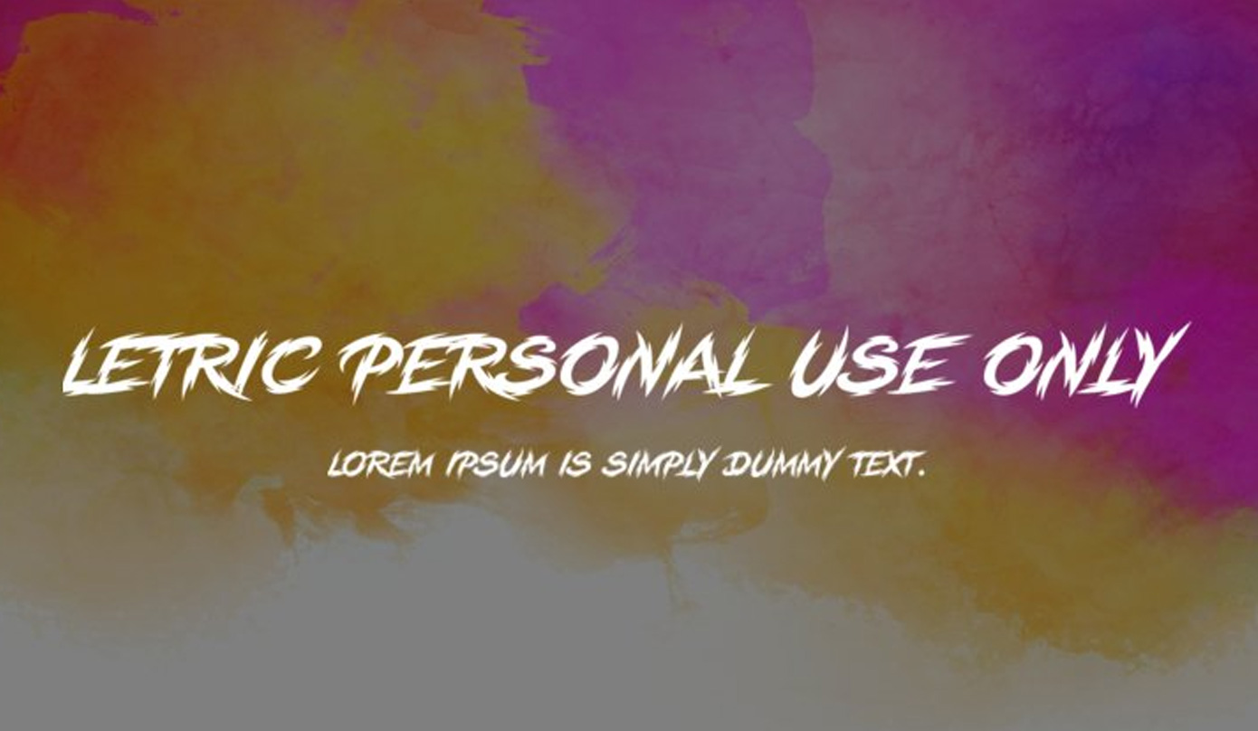 Format Letric Dex فونت انگلیسی Letric - دیزاین سرا | مرجع دانلود فونت و ابزار های گرافیکی
