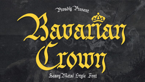 فونت انگلیسی Bavarian Crown