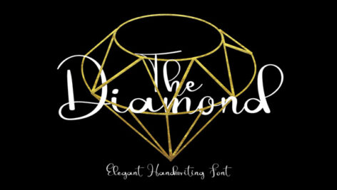 فونت انگلیسی The Diamond