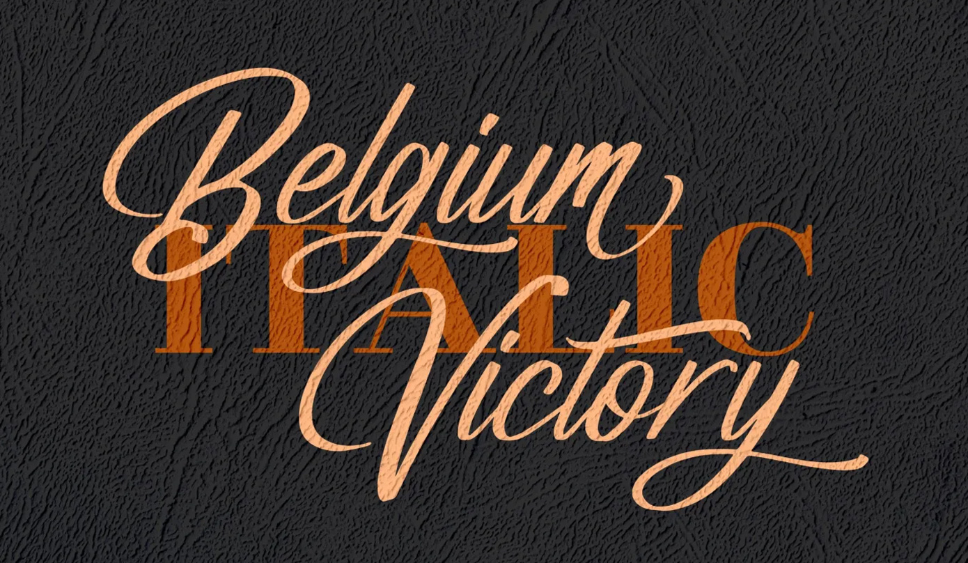 فونت   Belgium Victory در 2 وزن