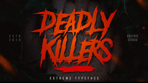 فونت انگلیسی Deadly Killers