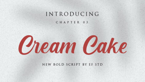 فونت انگلیسی Cream Cake