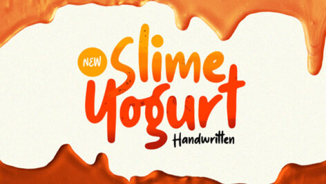 فونت انگلیسی Slime Yogurt